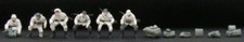 German WWII Motorcyclists Winter Dress Artitec 387.46-W1 Resin 1/87 Painted