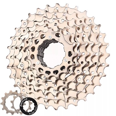 Bucklos silber 10-fach Kassette Mountainbike 11-32T für Shimano HG