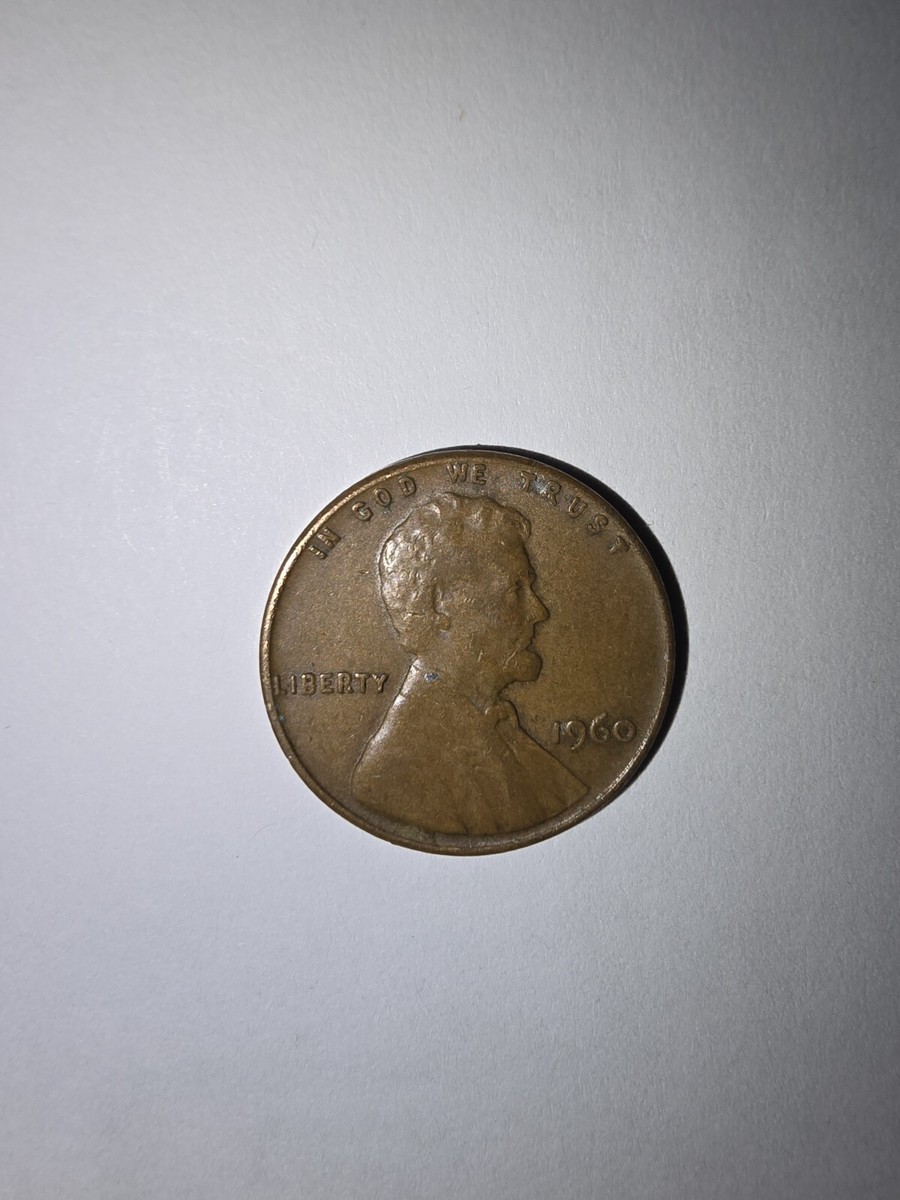 1960 Lincoln Penny No Mint Mark. Error 