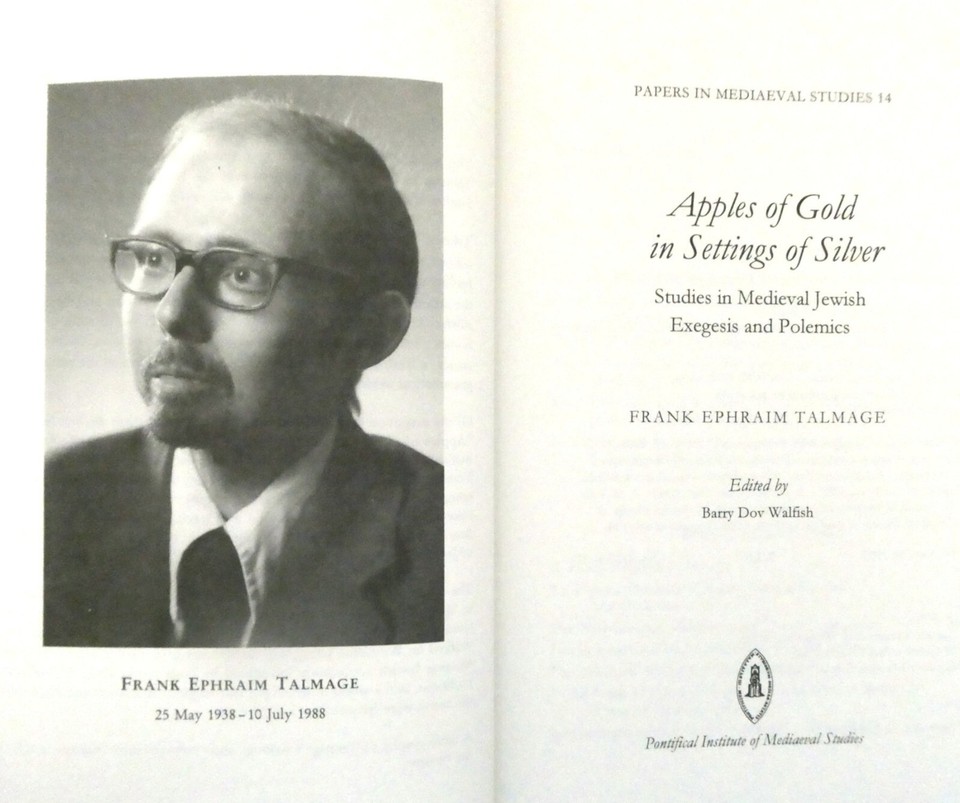 Apples of Gold in Settings of Silver Medieval Jewish Exegesis Polemics