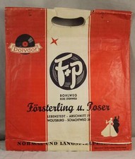 C13/Vintage Reklame - Polydor Papier Verkaufst&uuml;te beidseitig bedruckt 37x33 /197
