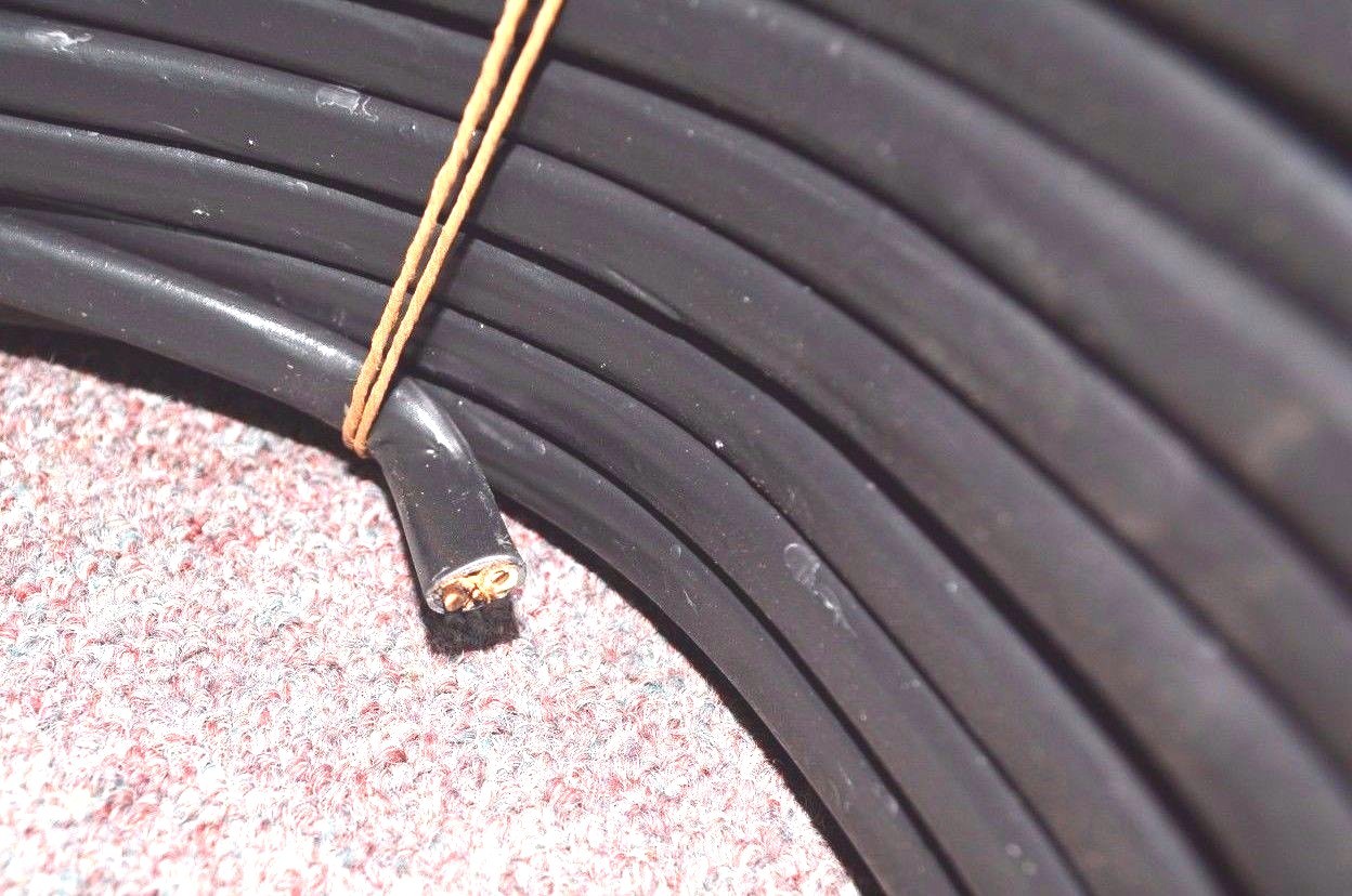 CAPEX Cable Wire 250' 12/2 NM ROMEX Cable with Ground BLACK CU NOS NEW W1204