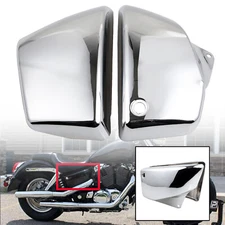 Chrome Battery Side Cover For Honda Shadow ACE Sabre 1100 VT1100C2 VT1100T Tour