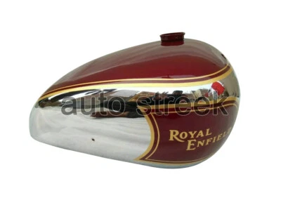 Compatible Para Real Enfield J,G Modelos 1946 Cromo & Rojo Combustible Gas - Imagen 1 de 4