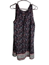 Women's Sleeveless Paisley Boutique Dress Size Medium