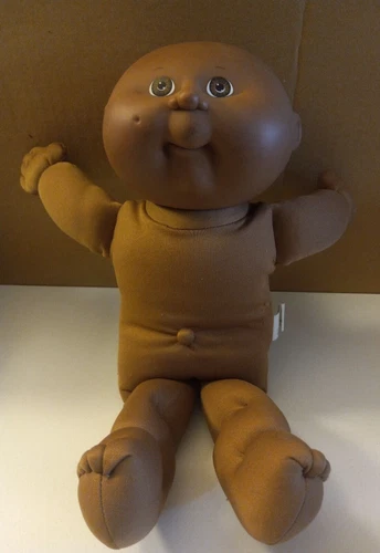 VTG 1991 Cabbage Patch Kid Black African American Baby Doll Soft Body