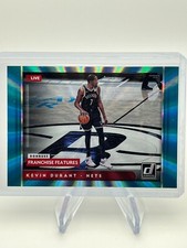 2021-22 Panini Donruss Kevin Durant Franchise Features Holo Teal Laser #28