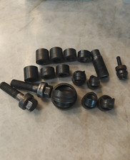✅Greenlee Conduit Knockout Punch Die Lot 1-1/2" 3/4" 1/2" Bolts Bearing 21x Pcs✅