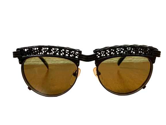 Jean Paul Gaultier Eiffel Tower Sunglasses Vintage Orange Color