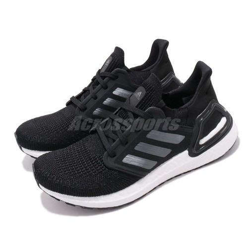adidas UltraBOOST 20 W Black Silver White Womens Running Shoes Sneakers  EG0714 | eBay