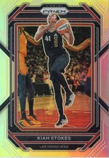 2023 Panini Prizm WNBA Silver NO. 34 Kiah Stokes - Las Vegas Aces