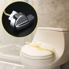 Angle Fitting Side Mount Toilet Lever Handle Compatible for TOTO Toilet Tank