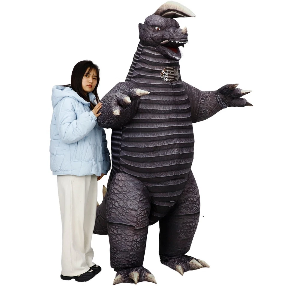 Disfraz Inflable Rey Negro Halloween Fiesta Traje Adulto Divertido Juegos con disfraces Vestir Foto 2 de 4