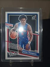 Ausar Thompson 2023-24 Donruss THE ROOKIES Insert SP RC Pistons Red Back 