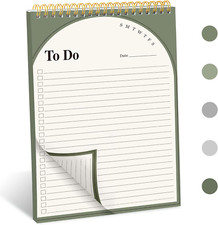 To Do List Notepad - 120 Pages Daily Planner Notepad Double Side Use to Do List