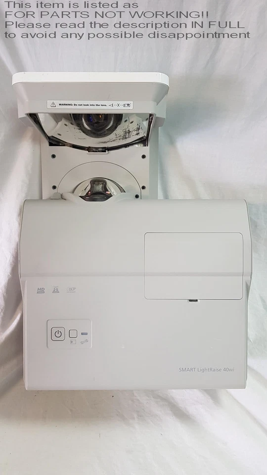READ DESCRIPTION! Smart LightRaise 40wi 3D Ready DLP HDMI Projector Unit ONLY - Image 3 of 4