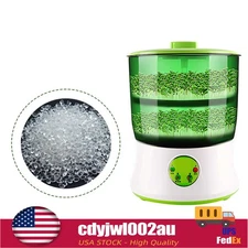 2 layers Automatic Bean Sprouts Machine Bean Sprout Maker Food grade ABS 110V