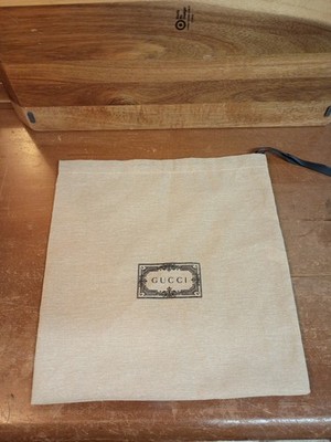 Authentic Gucci Draw String Dust Bag, 11 1/2'' X 11 1/2''
