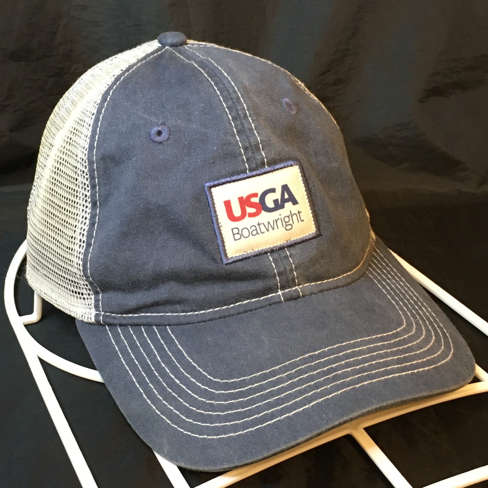 USGA Boatwright Hat Mesh Hook Loop Strap Patch Fr… - image 8