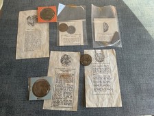 Souvenir Pirate Coins- two Gold Doubloons, Two Real, Four Bits and Silver Cob