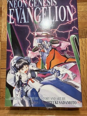 Neon Genesis Evangelion Manga Book One (01 02 03) Yoshiyuki Sadamoto Viz Media