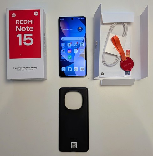 XIAOMI Redmi Note 15 4G, 6,77'' Display, 6GB+128GB Telefon - Glacier Blue - UK