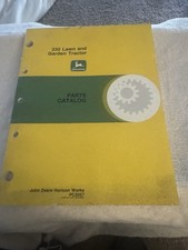 Original 1986 Vintage John Deere 330 Lawn And Garden Tractor Parts Catalog