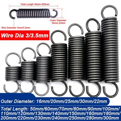 Open Tension spring Expansion Springs Extension Tension Spring Wire Dia 3/3.5mm