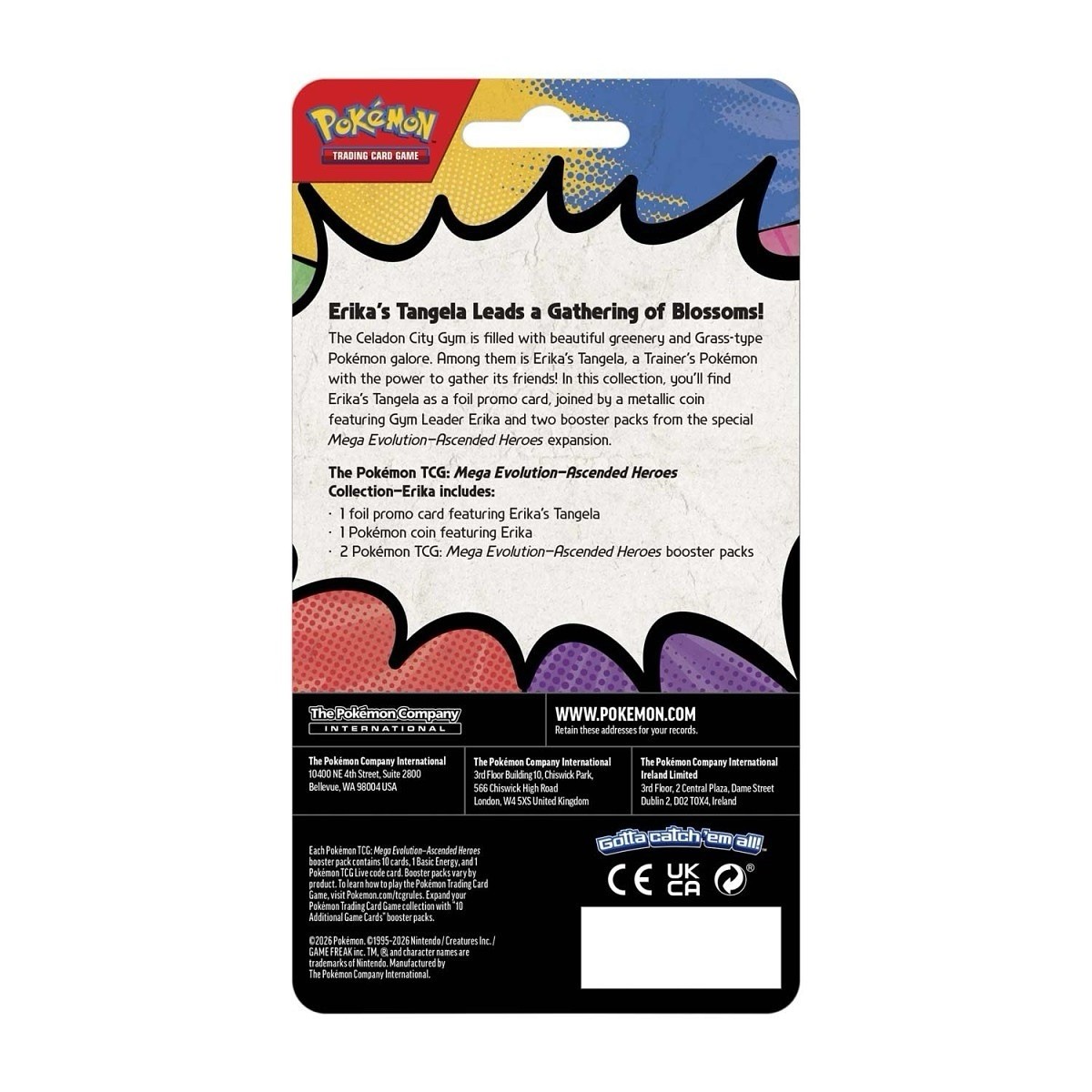 Pokemon TCG: Mega Evolution: Ascended Heroes Blister Collection