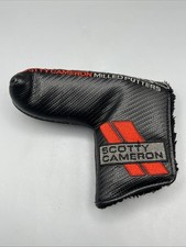 Titleist Scotty Cameron Blade Putter Cover Golf Club Headcover Red Black Milled