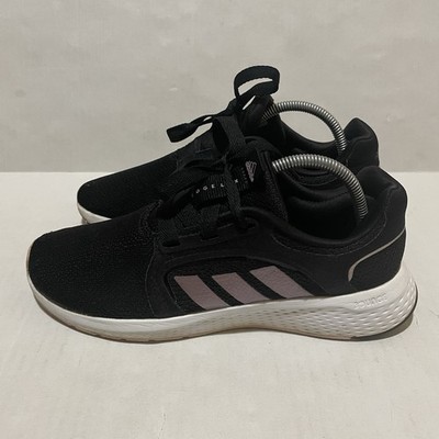Adidas Womens Edge Lux 5 Running Shoes Size 9 Black Pink Sneaker RARE