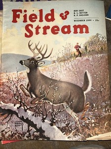 Vintage "Field & Stream" Magazine December, 1944