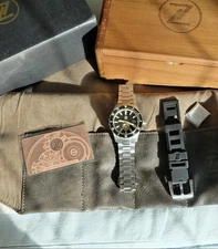 Gorgeous Zelos Abyss turbine 3000m Black Dial 