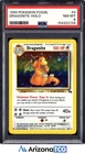 Pokemon 1999 Dragonite 4/62 Holo Fossil PSA 8