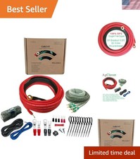 Durable 4GA Amp Wiring Kit - 3000W OFC Complete Installation Accessories