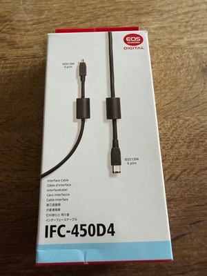 W) Canon IFC-450D4 Firewire 4 pin to 6 pin Interface Cable - Neu in OVP