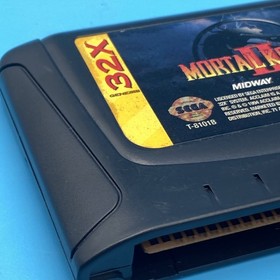 Mortal Kombat II (Sega 32X, 1994) Authentic Rare 32x Sega Cartridge & Manual