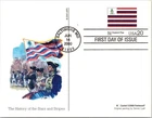 Dr Jim Stamps Fdc 20C New England Flag 1775 4X6 Postcard Fleetwood