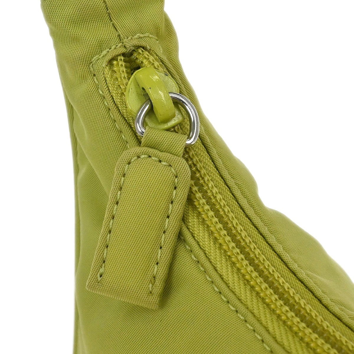 Prada Light Green Nylon Handbag 23 126366 thumbnail 7