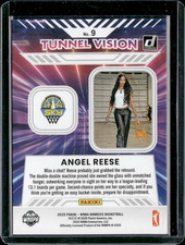 2025 Panini Donruss WNBA Angel Reese Tunnel Vision Green Fireworks /399