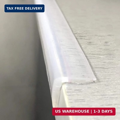 Clear 100% Silicone Edge Protector for Baby Proofing, Pre-Taped Furniture Wall C