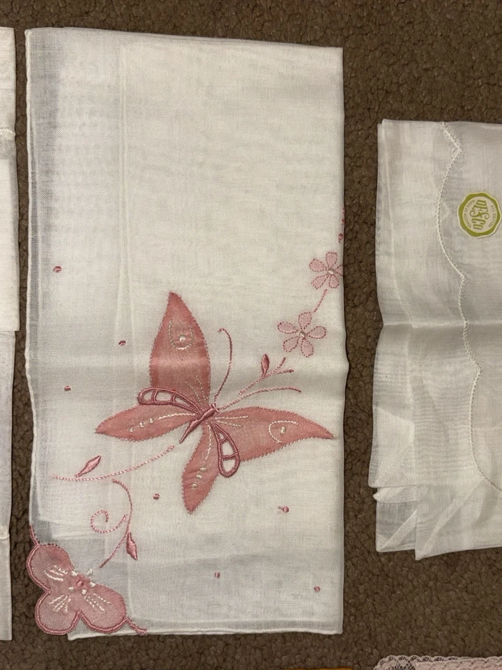 LOTE 11 peças vintage de lenços de lenços DESCO A Burmel celebridades originais NOVO - Imagem 3 de 4