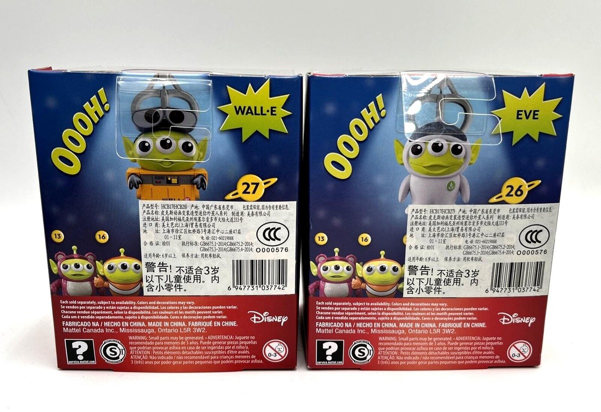 Disney Pixar.alien.matrix.STARWARS. 93枚 Disney Pixar Alien Remix Wall-E 27 Eve 26 Figure Set Toy Story
