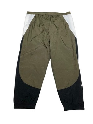 Reebok NEW Men's Slim-Fit Training Active Pants Army Green Black Size S $55