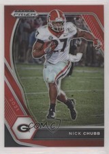 2021 Panini Prizm Draft Picks Red Prizm 279/299 Nick Chubb #90 rf2