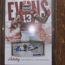 2014 Sage Artistry Mike Evans Authentic Autograph Auto ROOKIE 94/100 