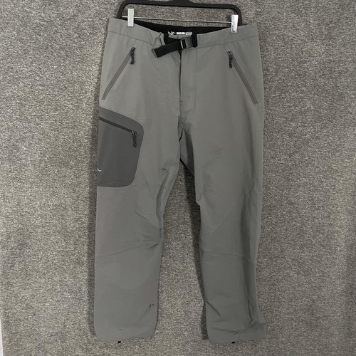 Arc'teryx Serratus Pants Mens Large Gray Softshell Hiking Climbing Zip Pockets