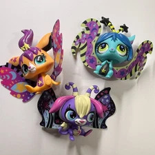 Authentic Littlest Pet Shop LPS #2825 2826 2827 Moonlight Fairy Fairies Lot