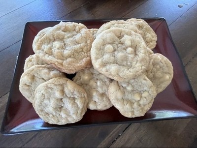 White Chocolate Macadamia Nut Cookies * Chewy & Delicious *
