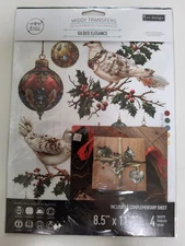 Re-Design with Prima, Middy Transfers, Gold, Gilded Elegance, Christmas, Ornamen